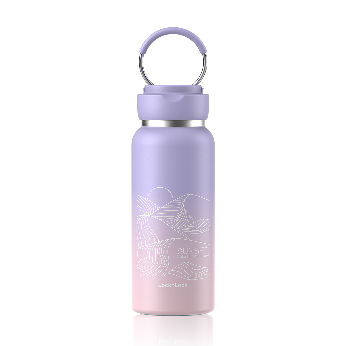 Bình giữ nhiệt LocknLock Sling Ring Nature Tumbler 650ml - 3 Màu (Sunrise, Sunset, Ocean)- LHC4321, , large image number 6