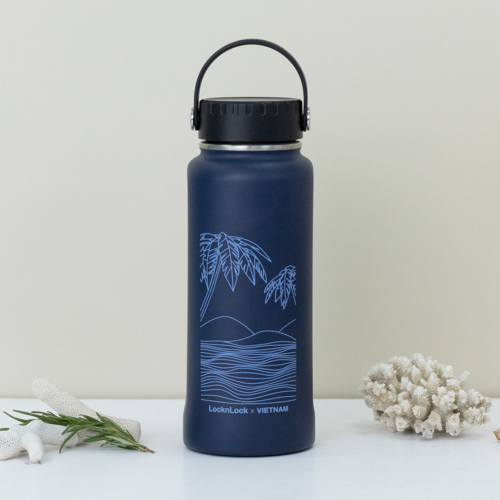 Bình Giữ Nhiệt LocknLock Riga Tumbler Vietnam Edition - 4 Màu (Be, Xanh Lá Đậm, Xanh Navy, Tím) - LHC4160, , large image number 5