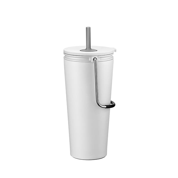 Bình Giữ Nhiệt Có Ống Hút LocknLock Bucket Tumbler With Straw - 3 Màu (Hồng Đậm, Xanh Navy, Trắng) - LHC4268, , large image number 5