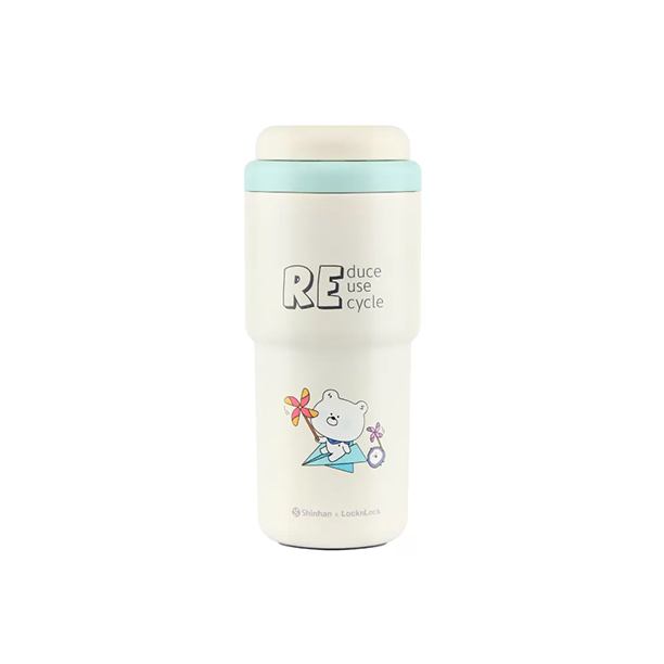 Bình Giữ Nhiệt LocknLock Daily Macaron Tumbler 480Ml - 6 Màu (Xanh, Tím, Hồng, Vàng, Ngà SH1, Ngà SH2) LHC3292, , large image number 13